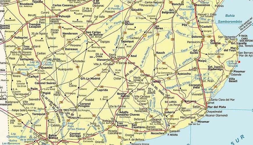 Mapa Provincia de Buenos Aires