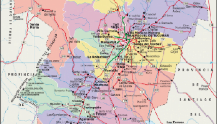 Mapa Tucuman